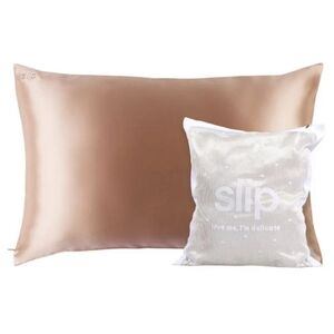 Slip GIFT SET PURE SILK Rose Gold Queen Pillowcase, Complimentary Delicates Bag